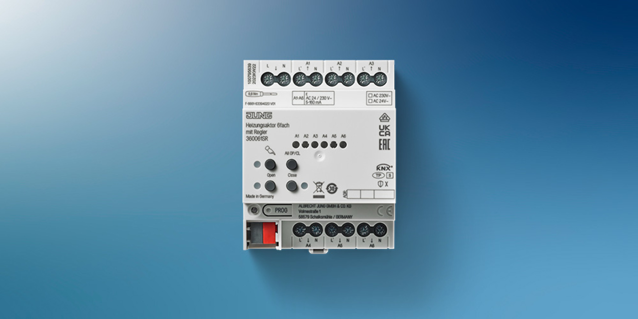 KNX Heizungsaktor 6-fach bei G.W.I Elektro GmbH in Oberleichtersbach