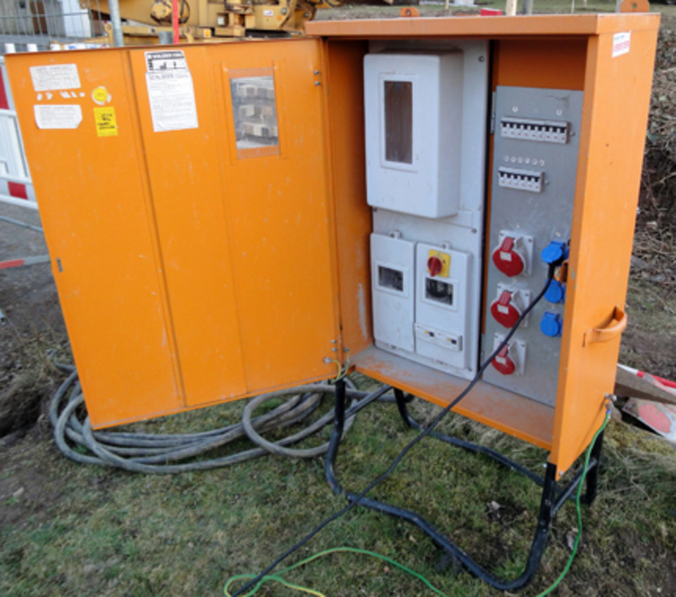 Baustromkasten bei G.W.I Elektro GmbH in Oberleichtersbach