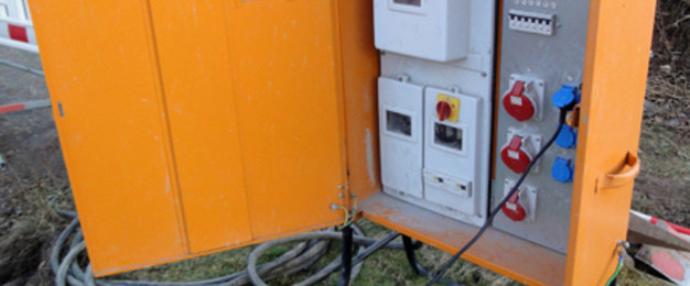 Baustrom bei G.W.I Elektro GmbH in Oberleichtersbach