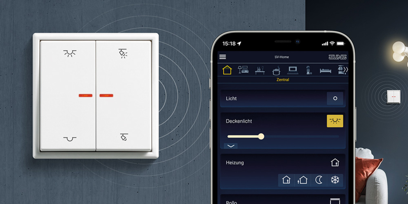 KNX RF Taster bei G.W.I Elektro GmbH in Oberleichtersbach